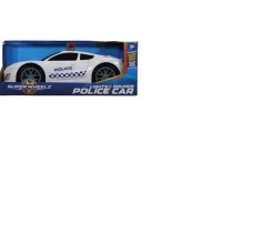 Ken Black Super Wheelz Light and Sounds Police Car| Action Figures & Playsets