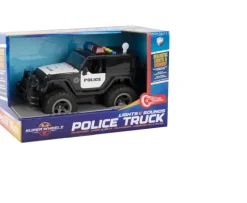 Ken Black Super Wheelz Lights and Sounds Police Truck| Building & Vehicle Toys
