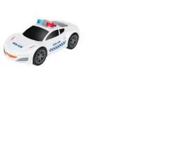 Ken Black Super Wheelz Small Lights and Sounds Police Car| Action Figures & Playsets