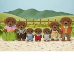 Ken Black Sylvanian Families Chocolate Labrador Family 7 Pack| Dolls & Dollhouses