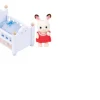 Ken Black Sylvanian Families Chocolate Rabbit Baby Set (Baby Bed)| Dolls & Dollhouses