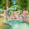 Ken Black Sylvanian Families Deer Babies Floral Swing Set| Dolls & Dollhouses