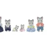 Ken Black Sylvanian Families Fisher Cat Family 6 Pack| Dolls & Dollhouses