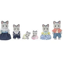 Ken Black Sylvanian Families Fisher Cat Family 6 Pack| Dolls & Dollhouses