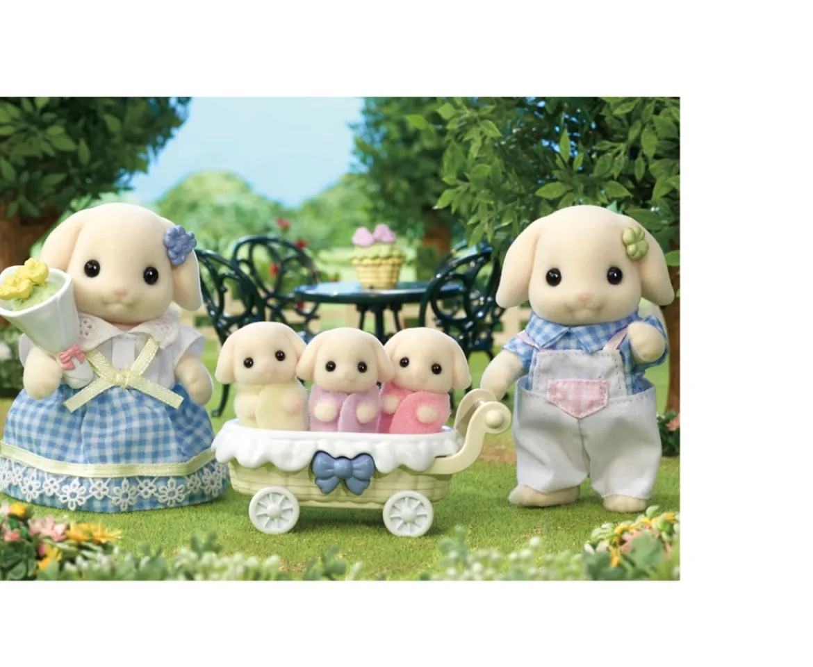 Ken Black Sylvanian Families Flora Rabbit Family| Dolls & Dollhouses
