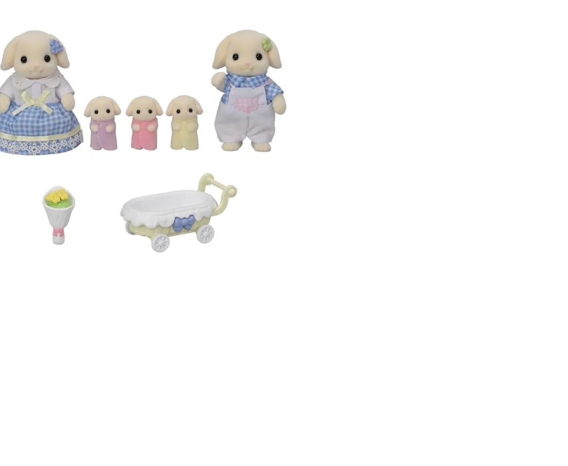 Ken Black Sylvanian Families Flora Rabbit Family| Dolls & Dollhouses