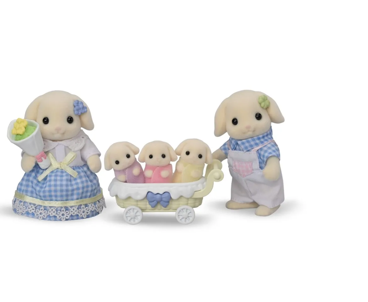 Ken Black Sylvanian Families Flora Rabbit Family| Dolls & Dollhouses
