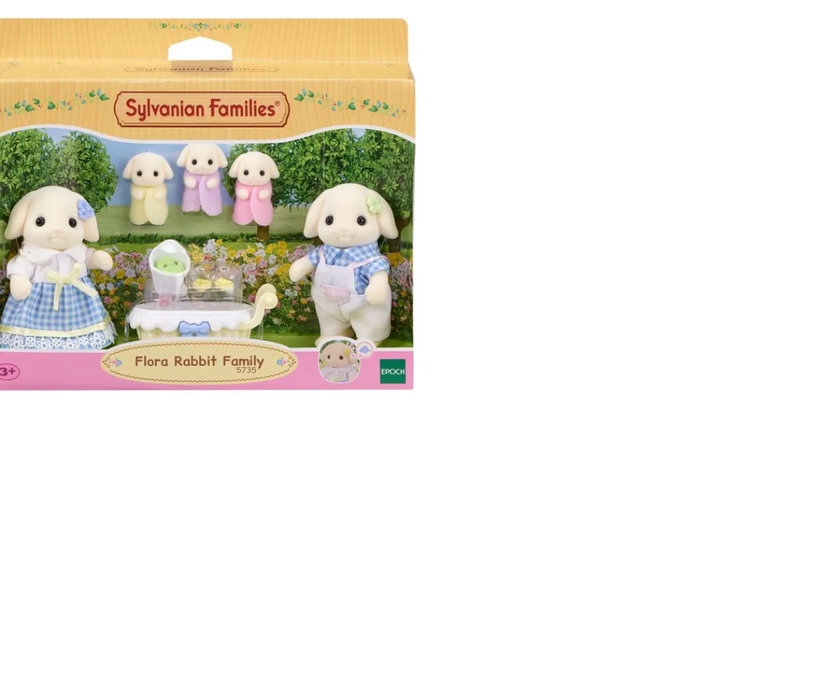 Ken Black Sylvanian Families Flora Rabbit Family| Dolls & Dollhouses