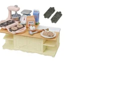 Ken Black Sylvanian Families Kitchen Island| Dolls & Dollhouses