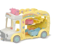 Ken Black Sylvanian Families Rainbow Fun Nursery Bus Playset| Dolls & Dollhouses