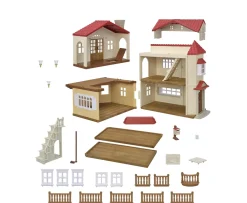 Ken Black Sylvanian Families Red Roof Country Home Set -Secret Attic Playroom-| Dolls & Dollhouses