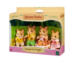 Ken Black Sylvanian Families Striped Cat Family| Dolls & Dollhouses