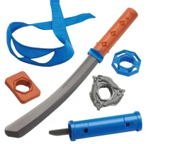 Ken Black Tales of Teenage Mutant Ninja Turtles Build 'N Battle Leonardo Ninja Reveal Playset| Action Figures & Playsets