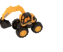 Ken Black Teamsterz JCB Mega Transporter With Excavator| Action Figures & Playsets