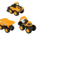 Ken Black Teamsterz JCB Tough Trucks 3 Pack| Building & Vehicle Toys
