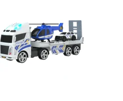 Ken Black Teamsterz Small Light and Sound Police Heli Transporter| Action Figures & Playsets