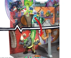Ken Black Teenage Mutant Ninja Turtles: Mutant Mayhem Sewer Lair Playset| Action Figures & Playsets