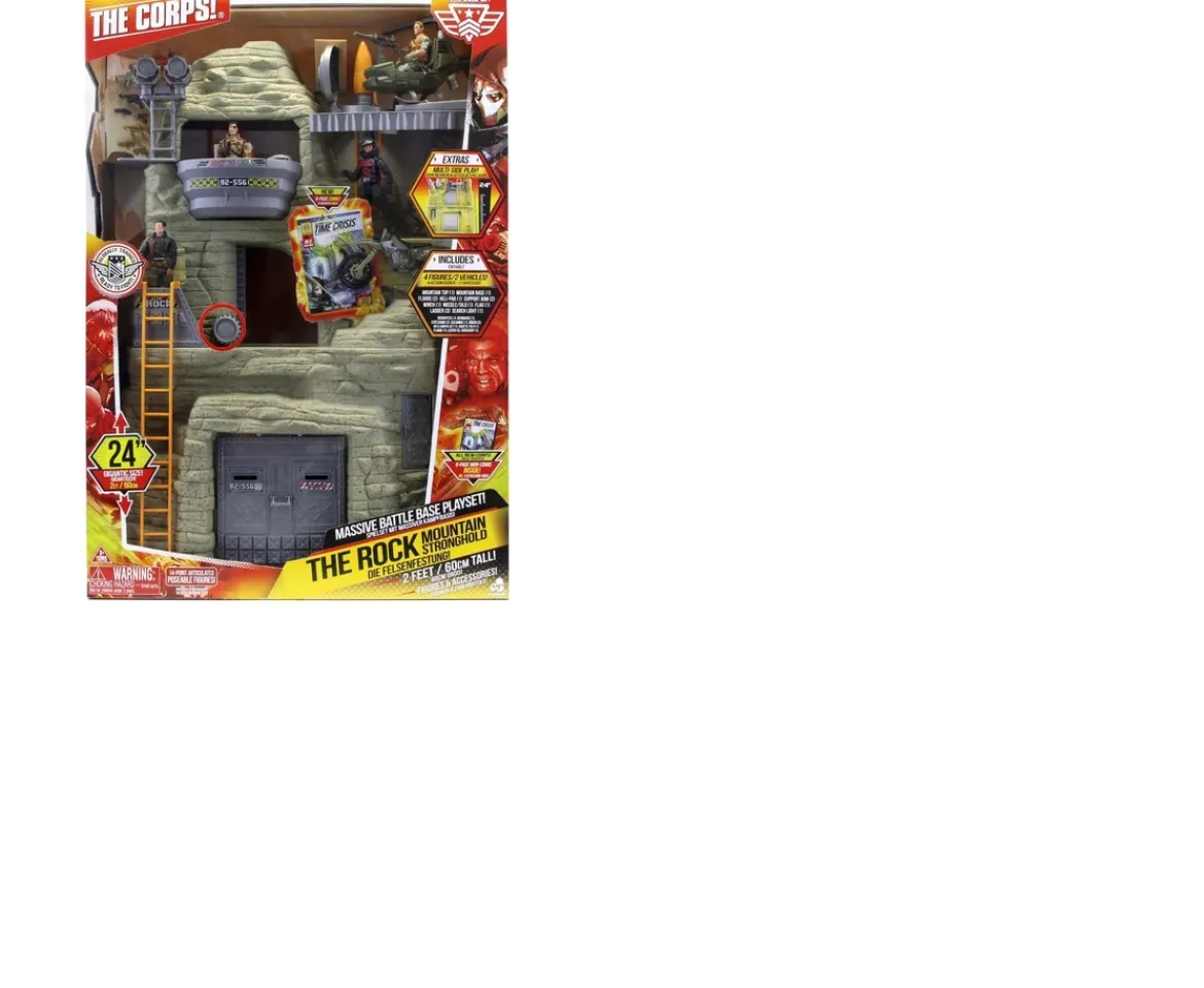 Ken Black The Corps Rock Mountain Stronghold Massive Playset| Action Figures & Playsets