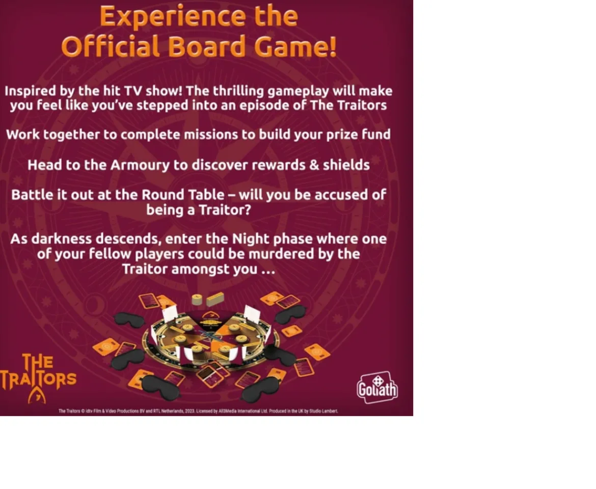 Ken Black The Traitors| Board Games