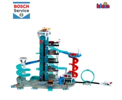 Ken Black Theo Klein 2820 Bosch Car Service - Mega Universe I Garage with light & sound, lift, loop & lane cha| Building & Vehicle Toys