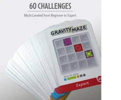 Ken Black Thinkfun Gravity Maze - Falling Marble Logic Maze Game| Ravensburger|Board Games