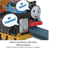 Ken Black Thomas & Friends All Engines Go! Talking Diesel Motorised Train Engine| Preschool & Electronic Learning