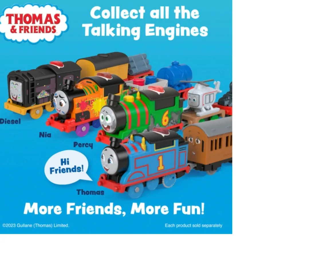 Ken Black Thomas & Friends All Engines Go! Talking Diesel Motorised Train Engine| Preschool & Electronic Learning
