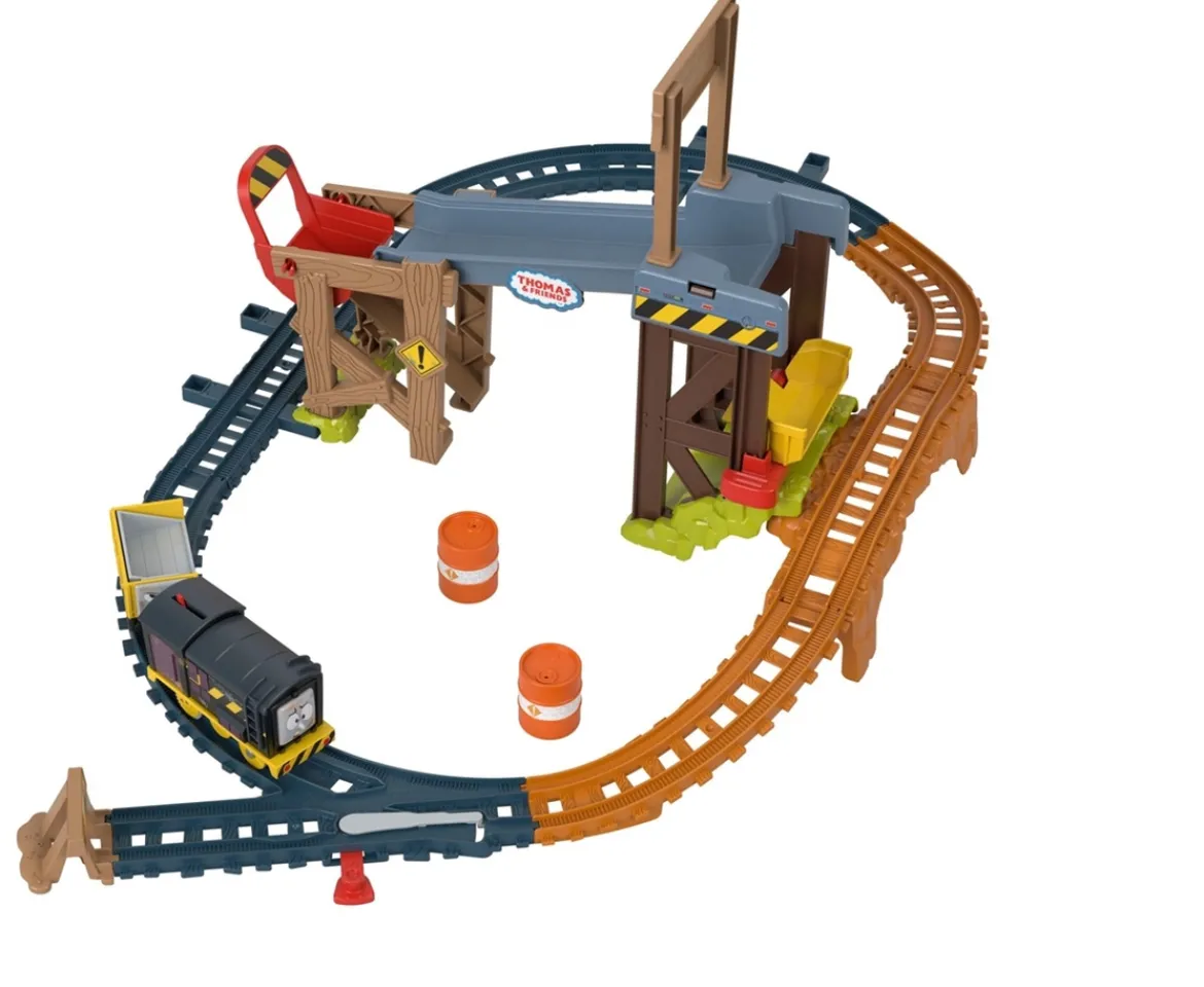 Ken Black Thomas & Friends Diesel's Lift and Load Construction Set| Preschool & Electronic Learning