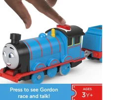 Ken Black Thomas & Friends Talking Gordon Motorised Train Engine| Preschool & Electronic Learning