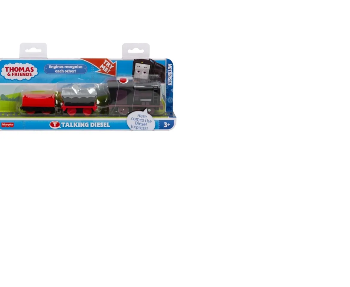 Ken Black Thomas & Friends Talking Diesel Motorised Train Engine| Preschool & Electronic Learning