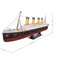Ken Black Titanic 3D Puzzle with Lights| Building & Vehicle Toys