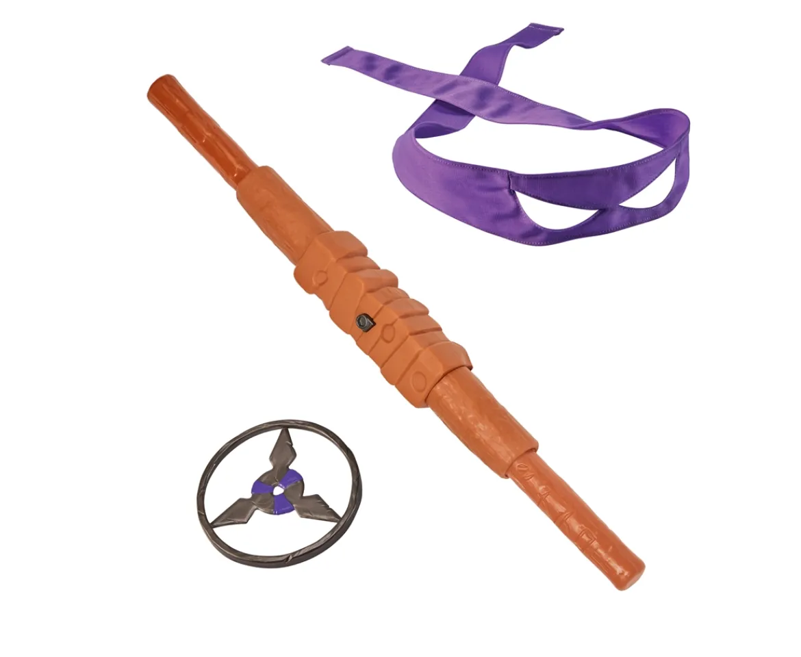 Ken Black TMNT - Mutant Mayhem Donatellos Transforming Bo Staff| Action Figures & Playsets