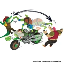 Ken Black TMNT -  Mutant Mayhem Ninja Kick Cycle| Action Figures & Playsets