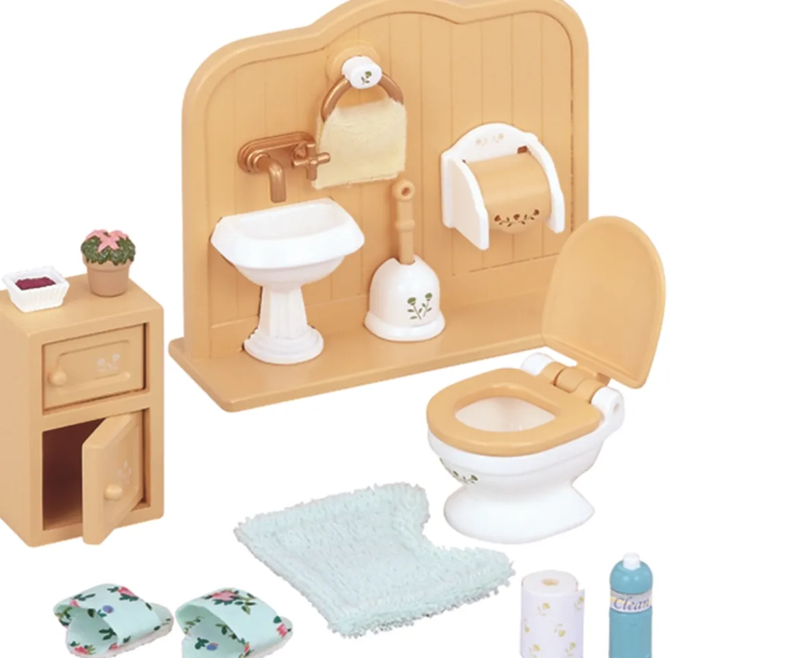 Ken Black Toilet Set| Dolls & Dollhouses