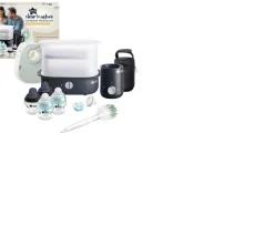 Ken Black Tommee Tippee Closer to Nature Complete Feeding Set - Black| Highchairs|Feeding & Soothers