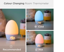 Ken Black Tommee Tippee Gro Egg 2 Baby Room Thermometer and Night Light| Nursery Furniture & Bedding