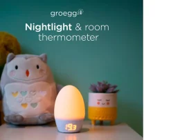 Ken Black Tommee Tippee Gro Egg 2 Baby Room Thermometer and Night Light| Nursery Furniture & Bedding