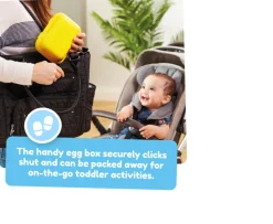 Ken Black TOMY Toomies Hide and Squeak Eggs| Preschool & Electronic Learning