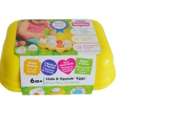 Ken Black TOMY Toomies Hide and Squeak Eggs| Preschool & Electronic Learning