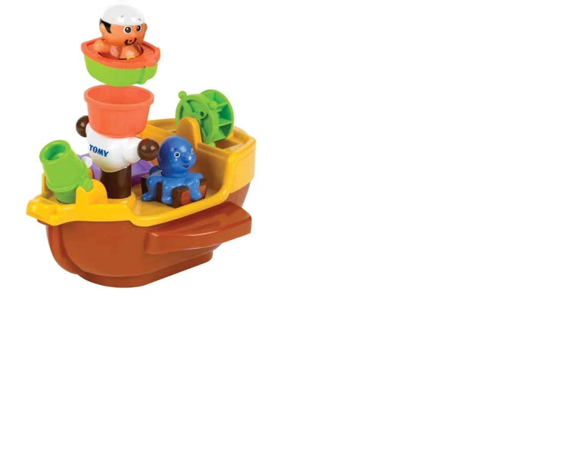Ken Black TOMY Toomies Pirate Ship Bath Toy| Preschool & Electronic Learning