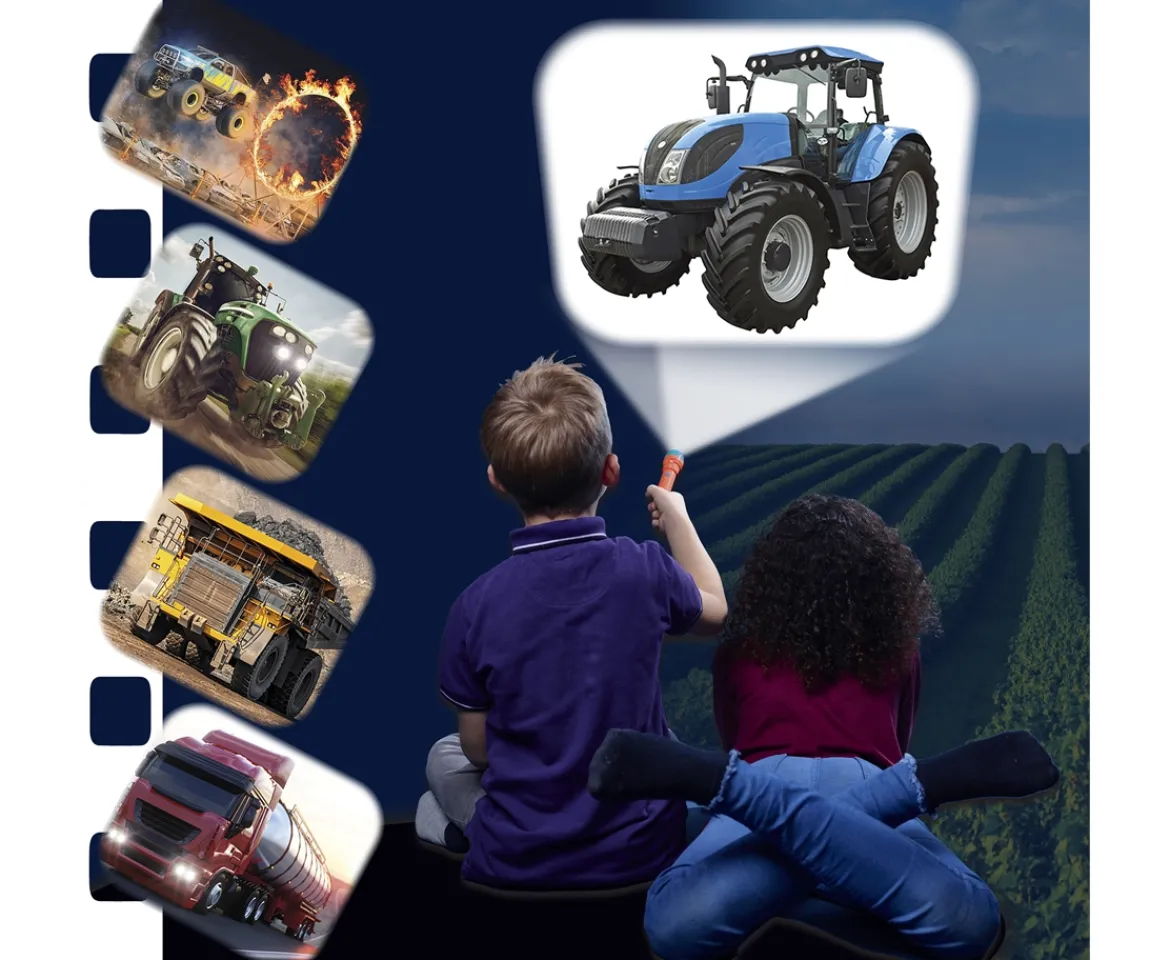 Ken Black Tractor & Truck Torch Projector| Art & Crafts