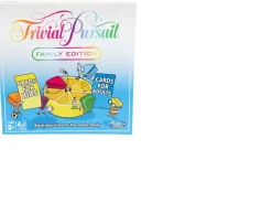 Ken Black Trivial Pursuit Family Edition Board Game Family Game Night Trivia Ages 8 and Up| Board Games