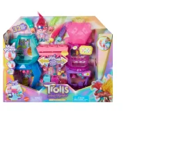 Ken Black Trolls 3 Band Together Mount Rageous Playset with Queen Poppy Doll| Dolls & Dollhouses
