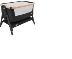 Ken Black Tutti Bambini CoZee Lite Bedside Crib - Dark Grey & Oak| Nursery Furniture & Bedding