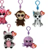 Ken Black TY Beanie Boo Clips Assorted 8cm| Soft Toys