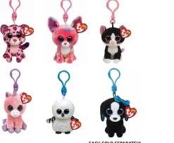 Ken Black TY Beanie Boo Clips Assorted 8cm| Soft Toys