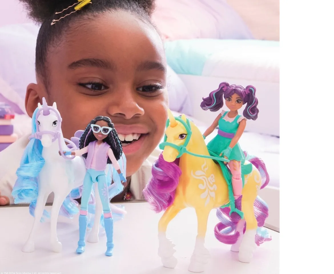 Ken Black Unicorn Academy Ava & Leaf Set| Dolls & Dollhouses
