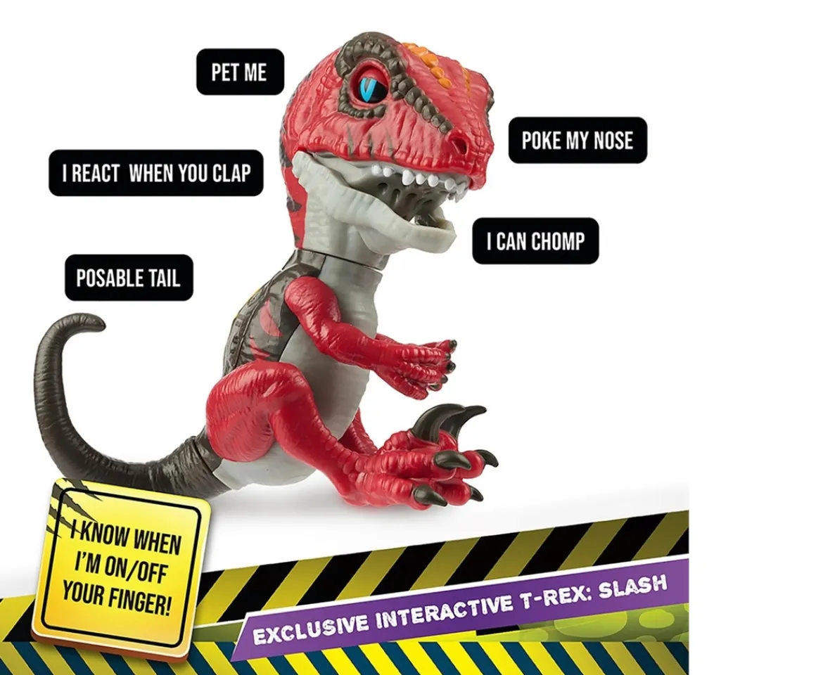 Ken Black Untamed Roaring Dinos Interactive Raptor Slash| Action Figures & Playsets