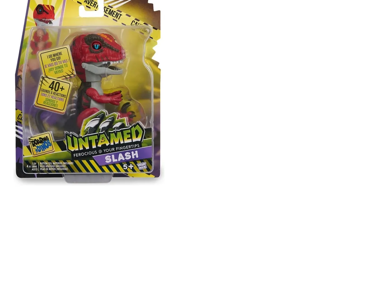 Ken Black Untamed Roaring Dinos Interactive Raptor Slash| Action Figures & Playsets