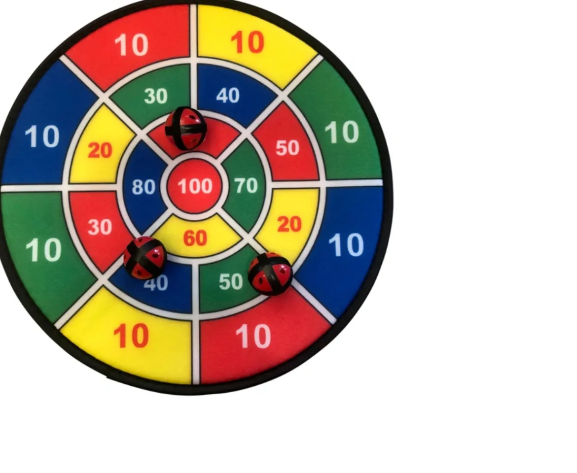 Ken Black Velcro Fabric Safety Dartboard Set| Sports